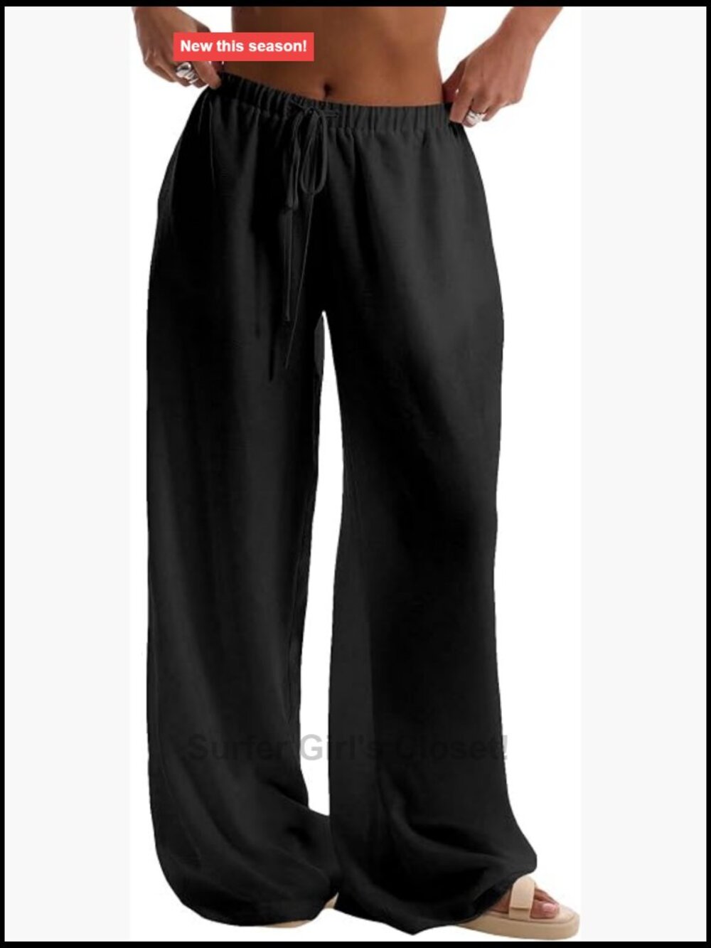 Wide Leg Linen Pants Mesh Beach Cover Up Vacation Outfits Loose Fit Palazzo